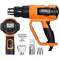 Pistola de Aire Caliente con 2000W- Tacklife HGP72AC Decapadora Avanzada con Pantalla LED- Temperatura Ajustable 50℃-650…